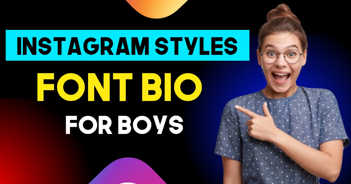 instagram vip bio stylish font for boy