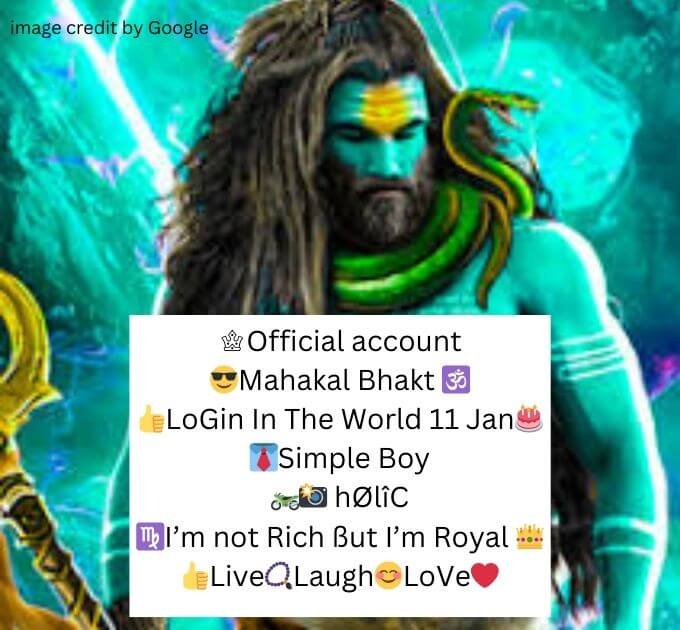 Mahakal Bio For Instagram