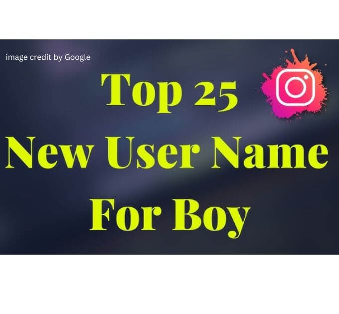 Instagram Username For Boys