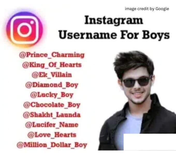 Instagram Username For Boys