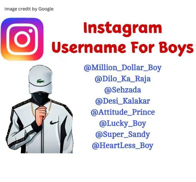 Instagram Username For Boys