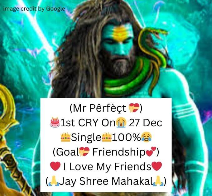 Mahakal Bio For Instagram