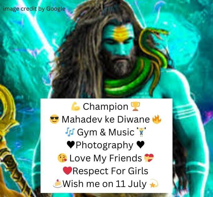 Mahakal Bio For Instagram