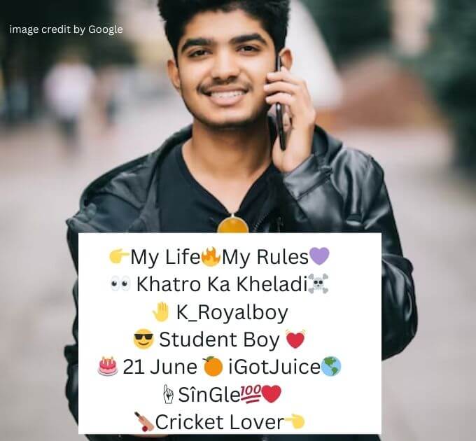 Cool instagram Bio For Boys