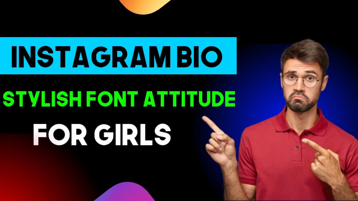 Instagram Bio For Girls Stylish Font Attitude