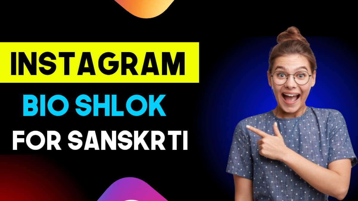 Sanskrit Shlok For instagram Bio