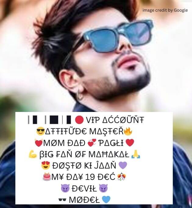 Instagram Bio For Boys Attitude Stylish