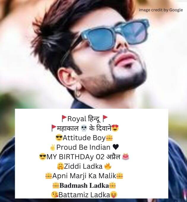 Instagram Bio For Boys Attitude Stylish