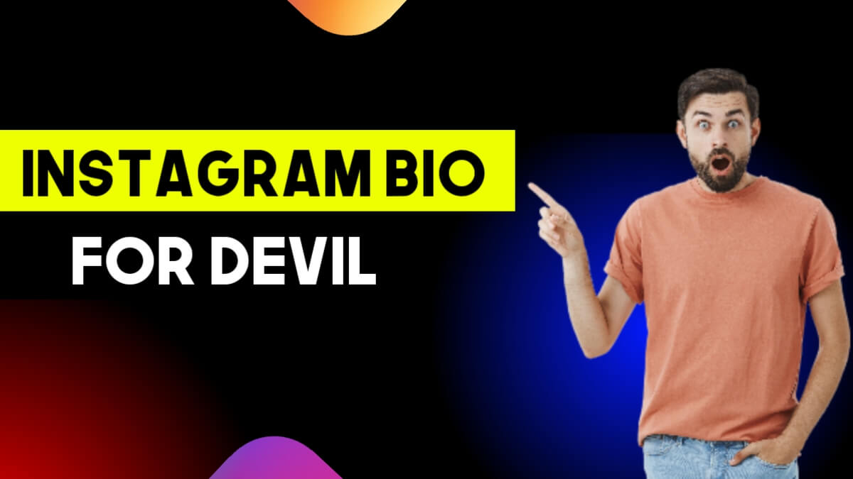 Devil Bio For Instagram