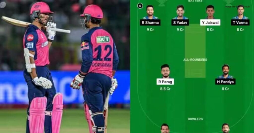 rajasthan royals vs mumbai indians

